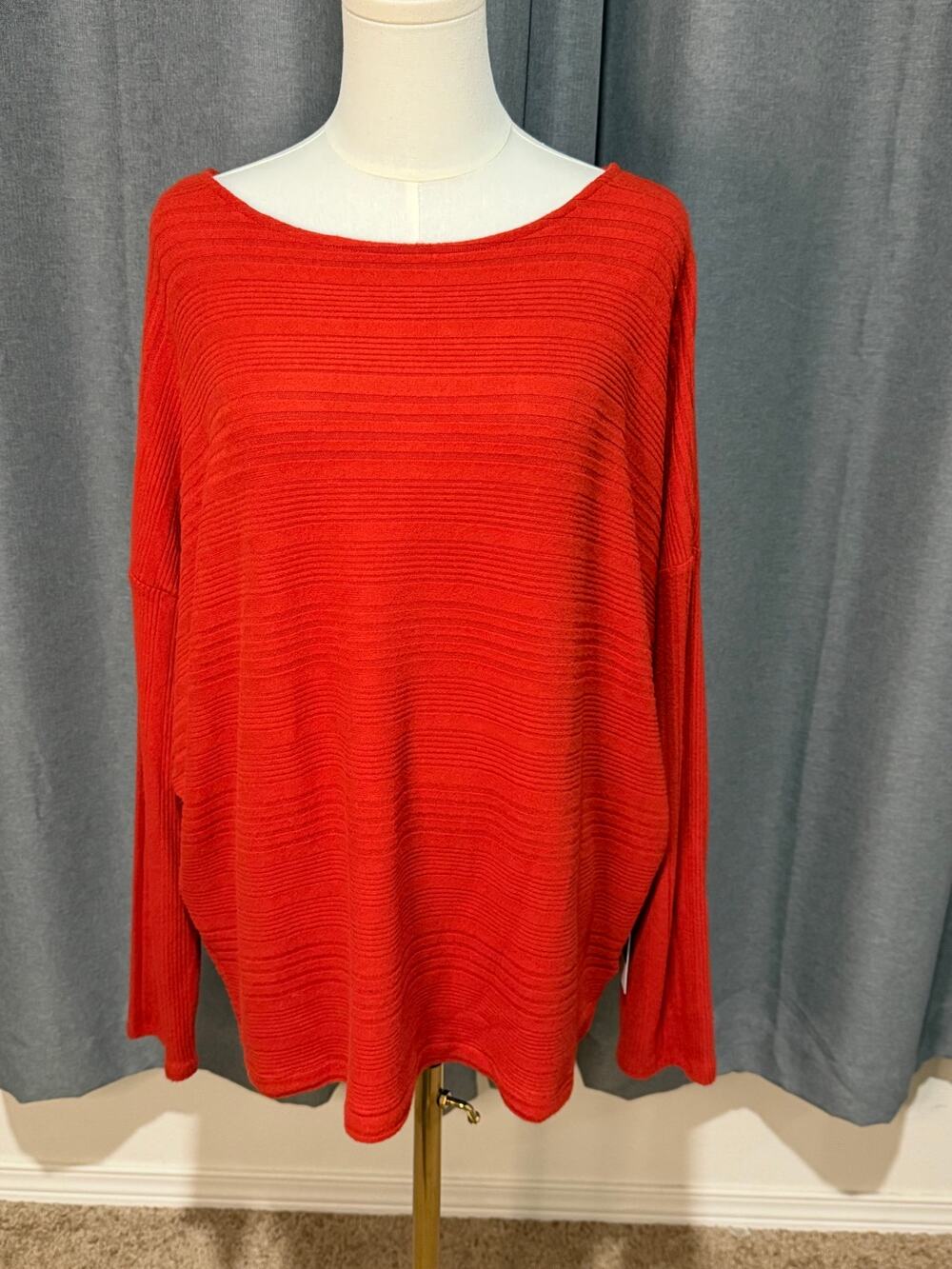 Simply Vera Vera Wang XXL Burnt Orange Cardigan NWT